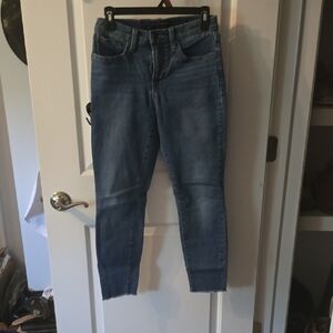 Lucky Brand Blue Ankle Cropped Jeans